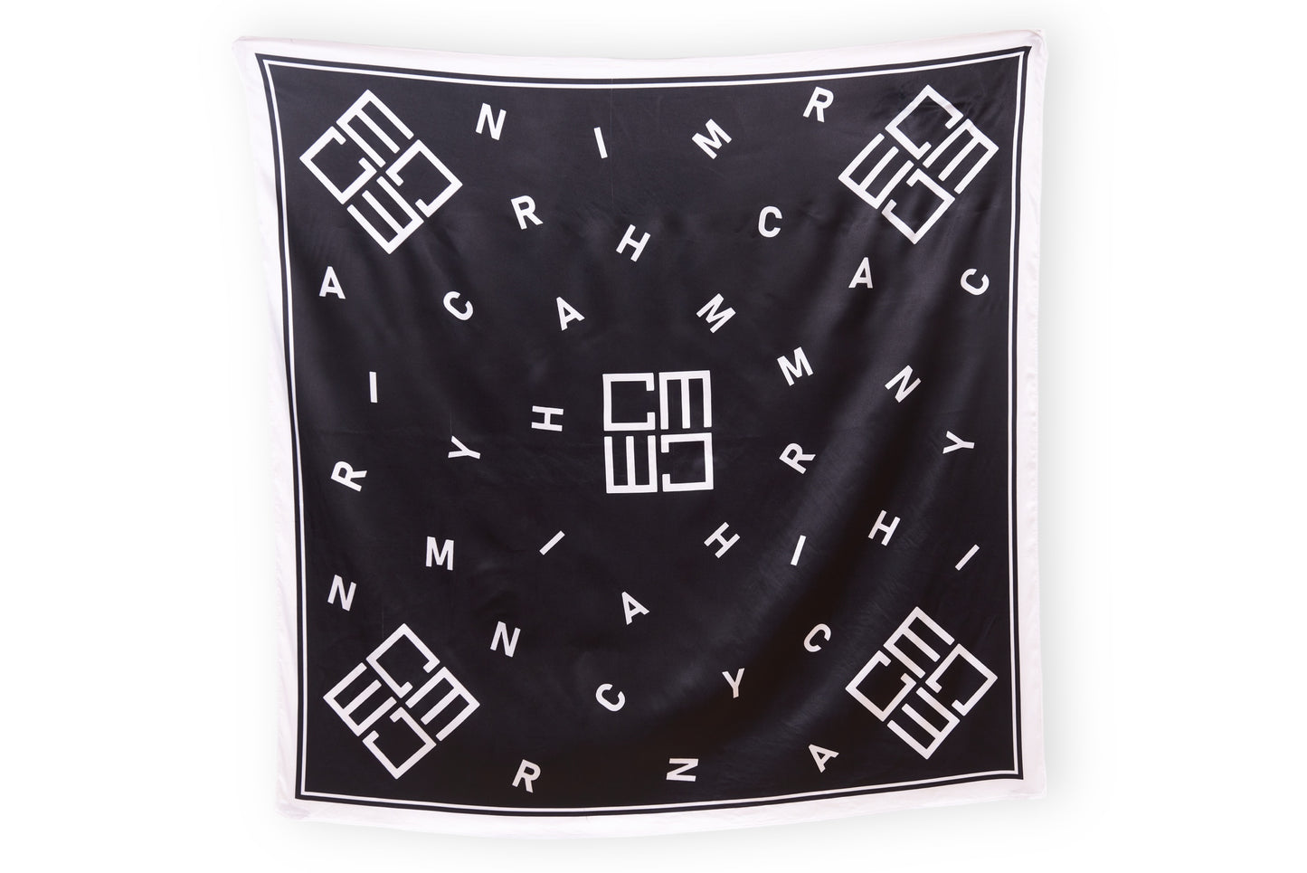 “Crossword” Silk Scarf